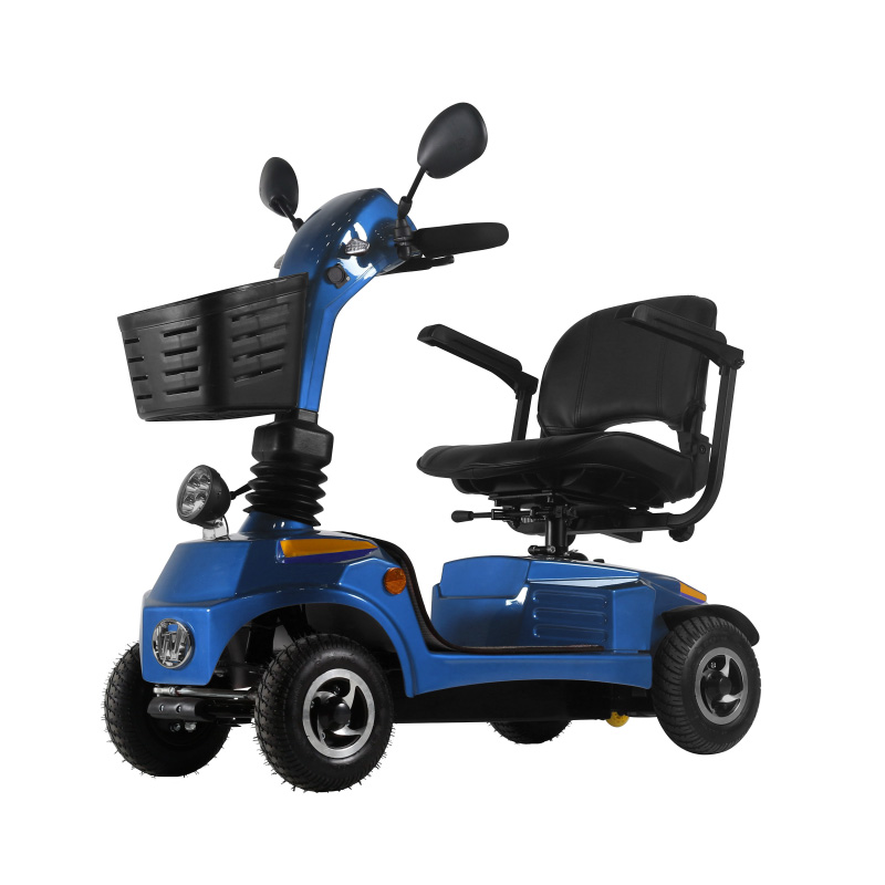 scooter elettrico portatile per la mobilità nel bagagliaio dell'auto per gite