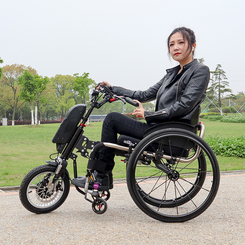 Rimorchio per sedia a rotelle elettrica motorizzato da viaggio WISKING per disabili