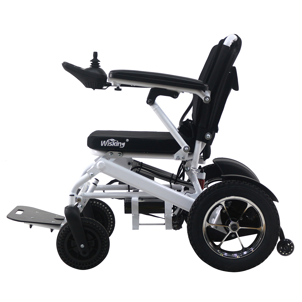 sedia a rotelle elettrica leggera pieghevole da viaggio per disabili
