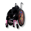sedia a rotelle attiva pediatrica avanzata personalizzata in lega leggera di alluminio