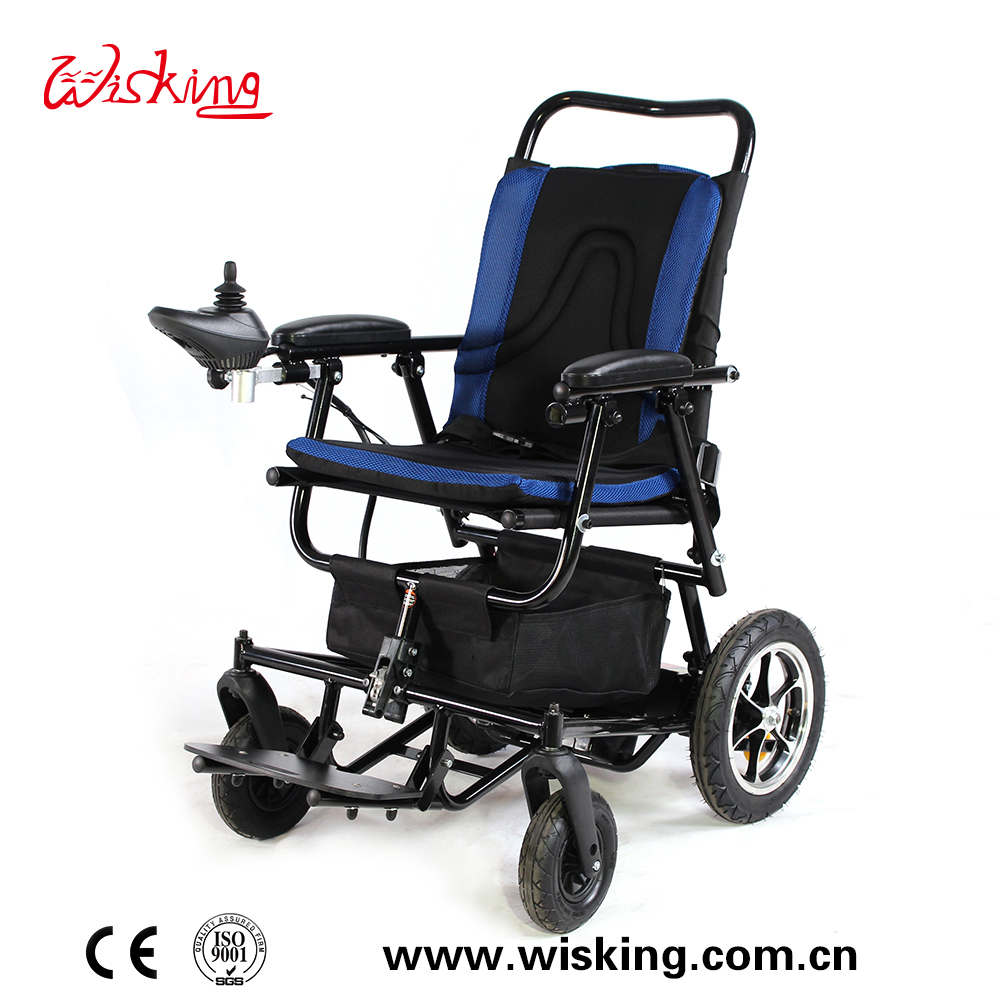 sedia a rotelle elettrica a mano pieghevole elettrica leggera per disabili