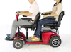 Monopattino per anziani a 4 ruote con doppio sedile