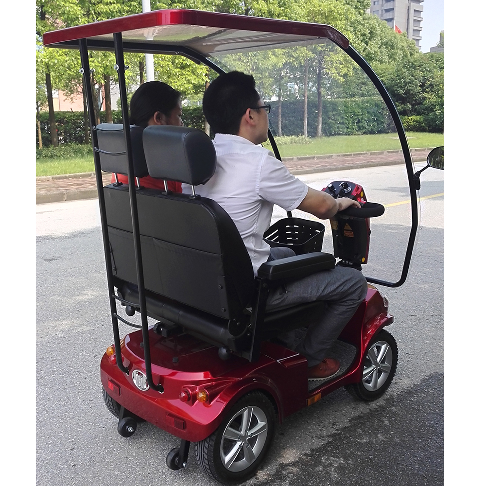 scooter per mobilità economico di dimensioni compatte con tetto per disabili
