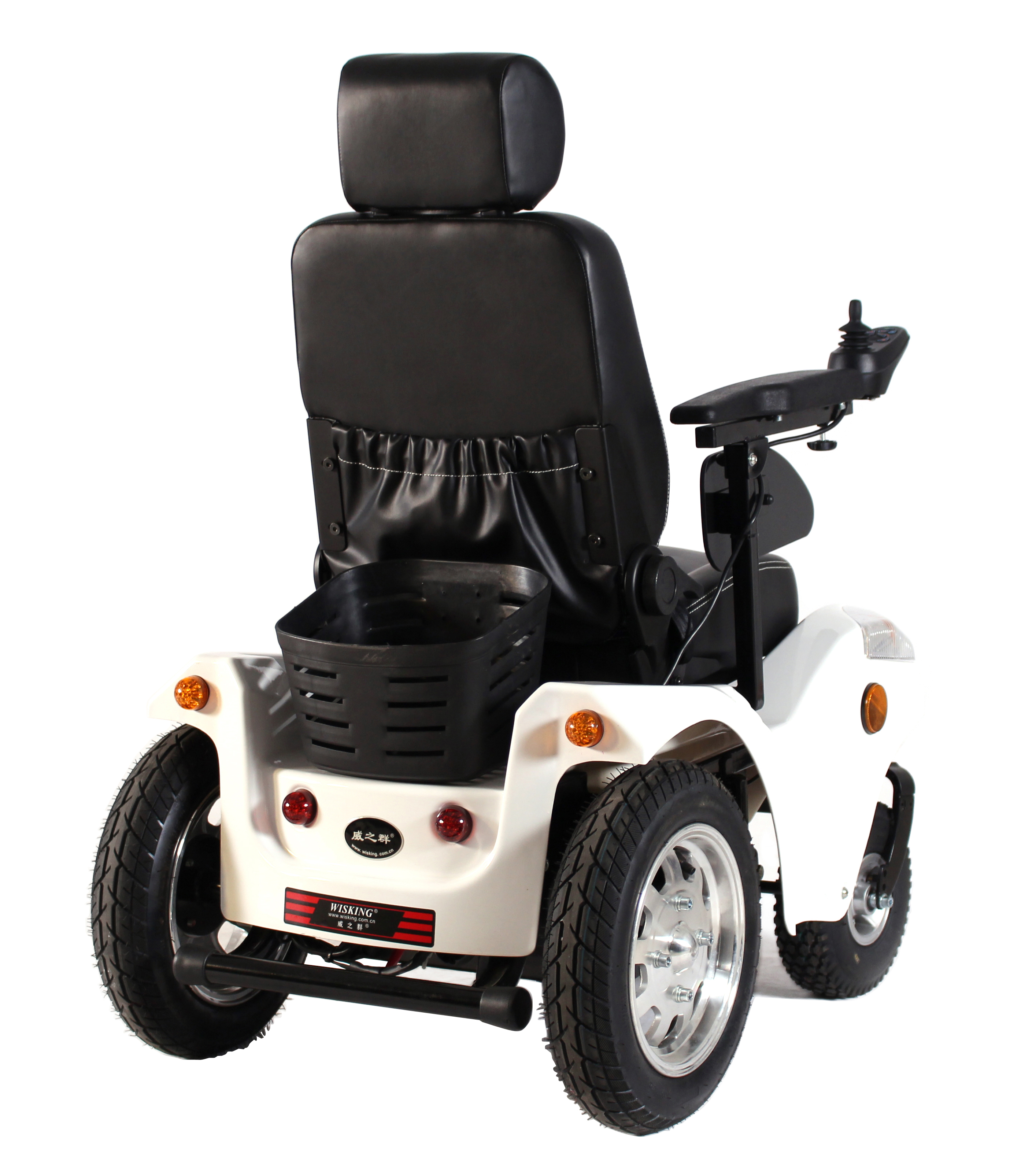 WISKING sedia a rotelle elettrica di lusso per esterni per il corpo pesante