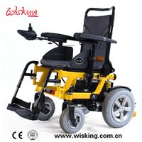 sedia a rotelle elettrica per il tempo libero in alluminio per anziani